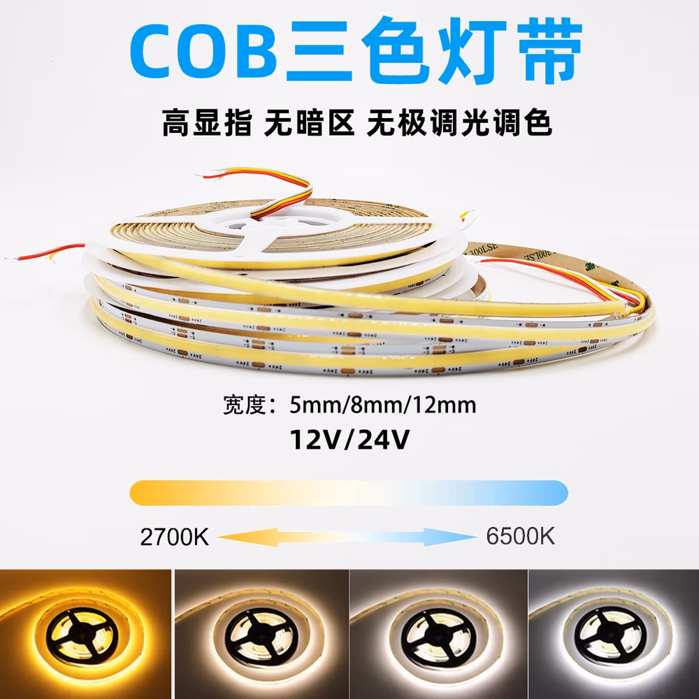 COB DC24V-280D-90RA-3PIN TRICOLOR - Image 4